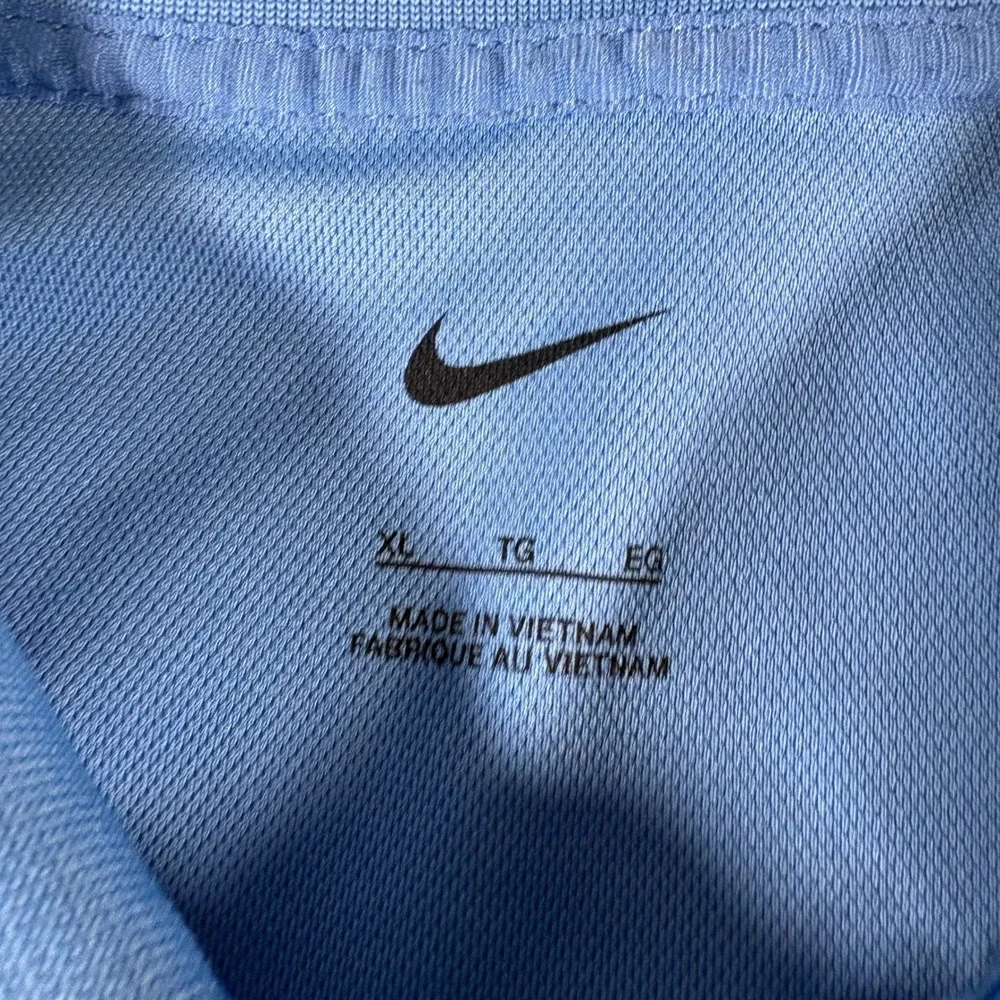 Nike Polo Shirt Mens XL Blue ESPN Embroidered Golf Short Sleeve Performance